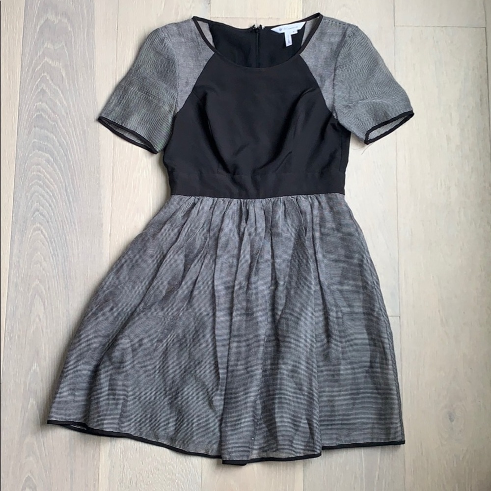 Bcbg black textured dress!